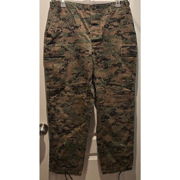 Tru-Spec sz L Woodland MARPAT (Marine Pattern) camo combat utility trousers - Picture 1 of 9